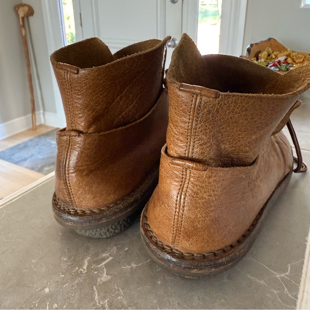 Women's Trippen Leather Ankle Boots - Picture 7 of 11